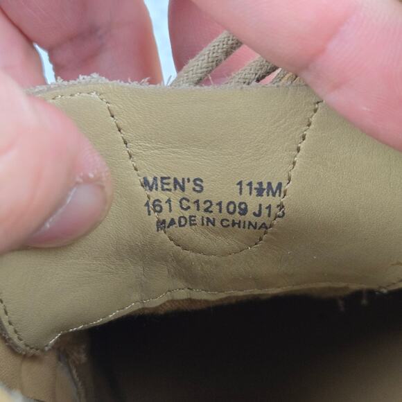 Cole Haan Mens 11.5M Glenn Beige Suede Office Lace Up Casual Daily Chukka Boot - Picture 14 of 14